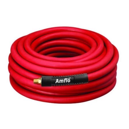 Amflo Amflo 50 ft. L Rubber Air Hose 300 psi Red AMFL55250AE